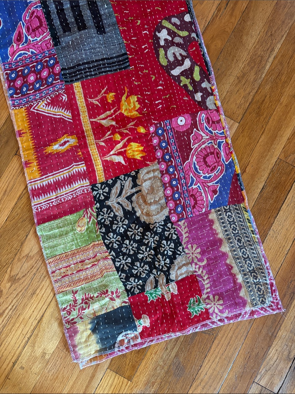 Kantha Scarf #11 100% Cotton